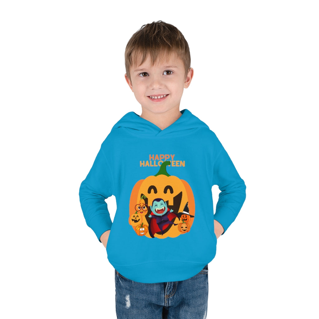 Count Vlad Happy Thanksgiving Toddler Pullover Fleece Hoodie