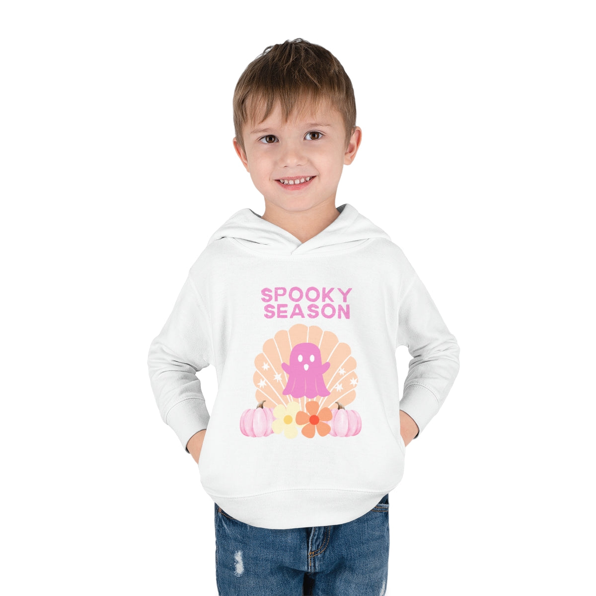 Spooky Season Toddler Pullover Fleece Hoodie