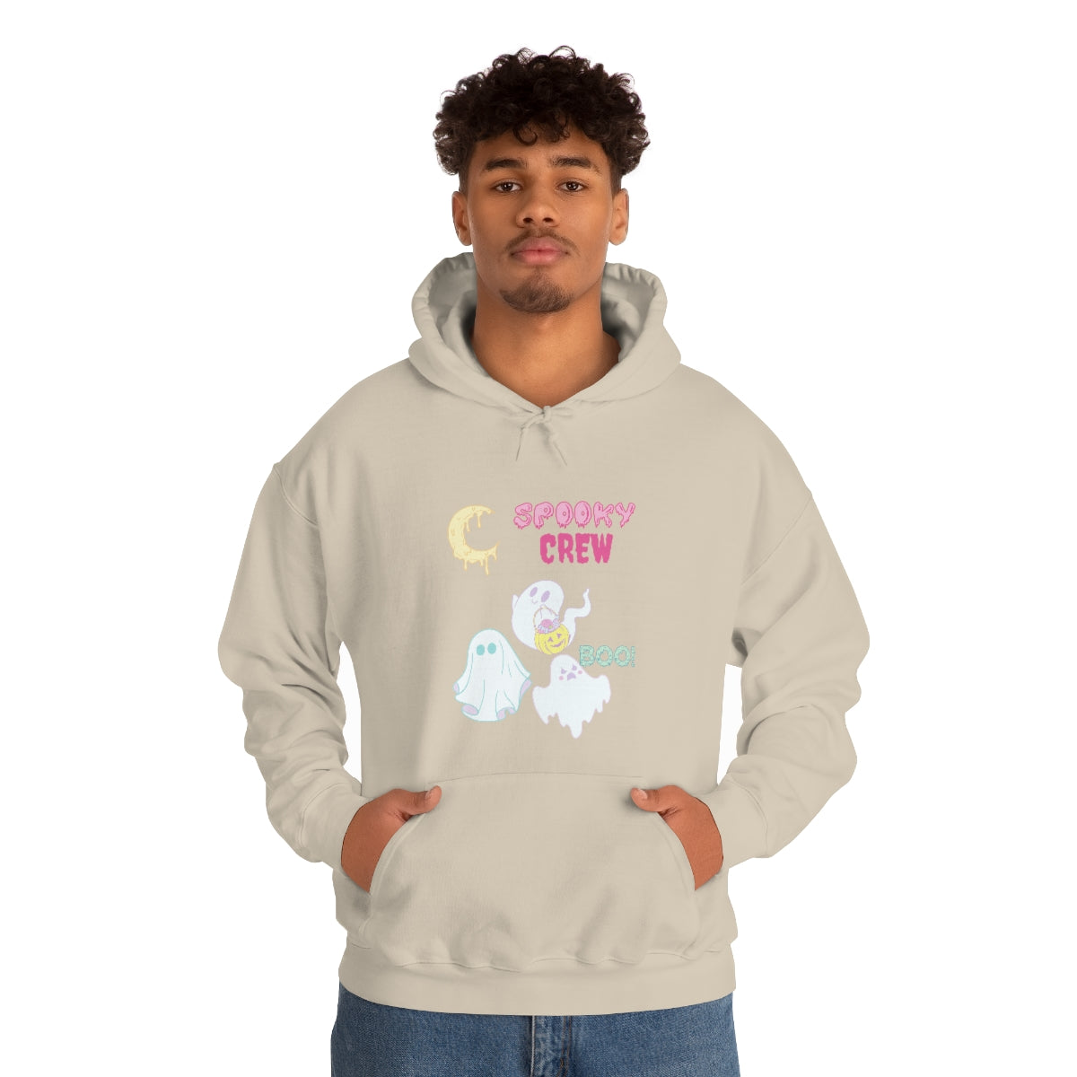 Spooky Crew BOO Unisex Heavy Blend™ Hooded Sweatshirt