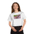 Merry Christmas Rudolf Champion Women's Heritage Cropped T-Shirt