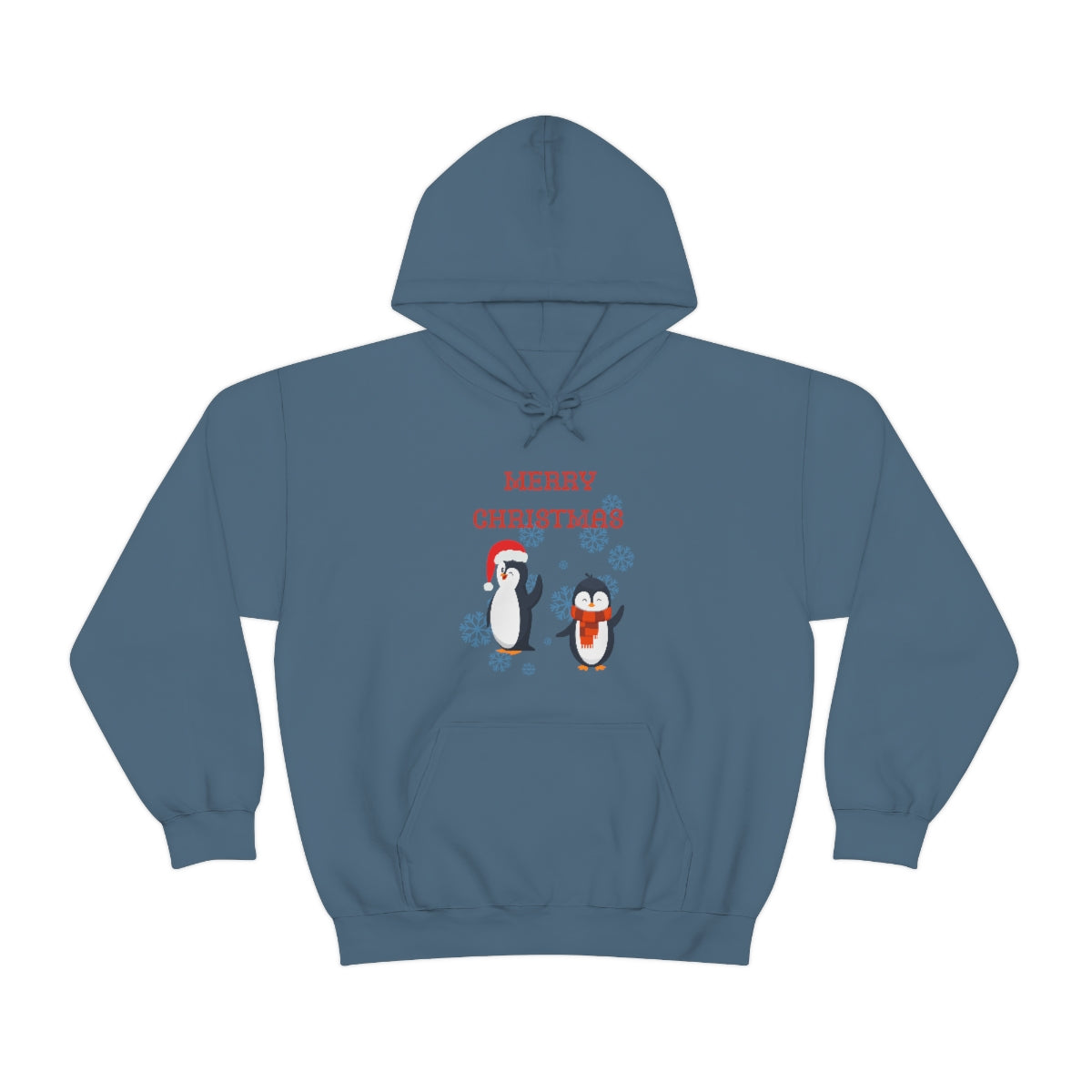 Penguins Merry Christmas Unisex Heavy Blend™ Hooded Sweatshirt