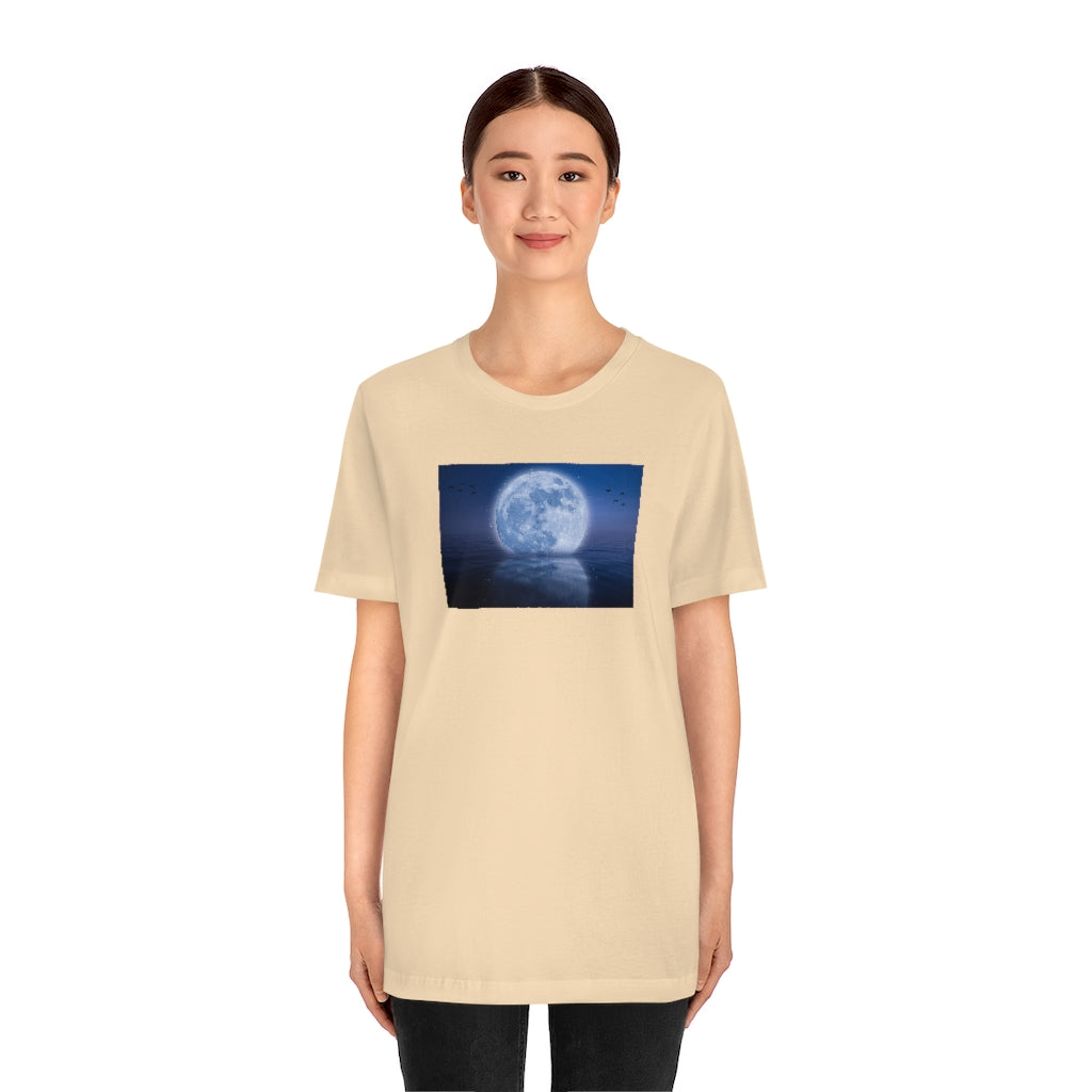 Mystical  Moon Unisex Jersey Short Sleeve Tee