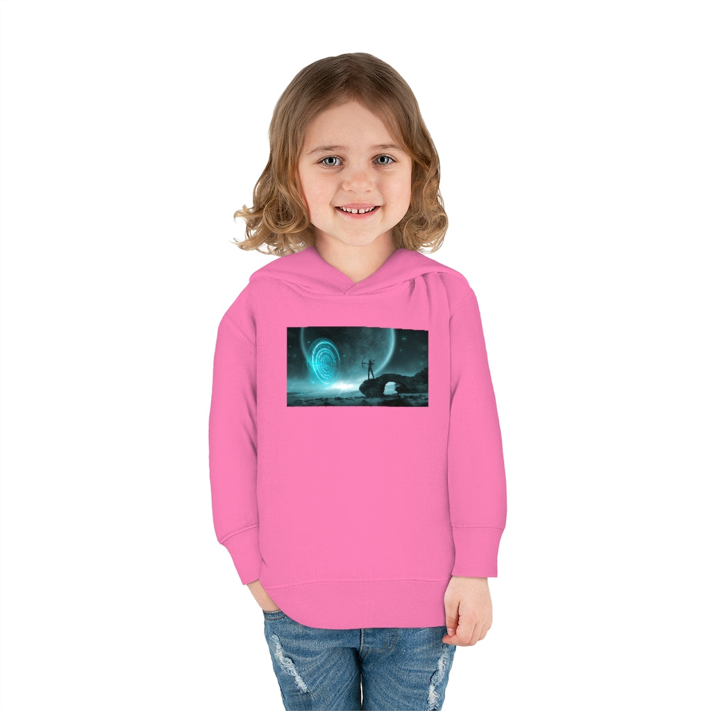 Mystical Moon Toddler Pullover Fleece Hoodie