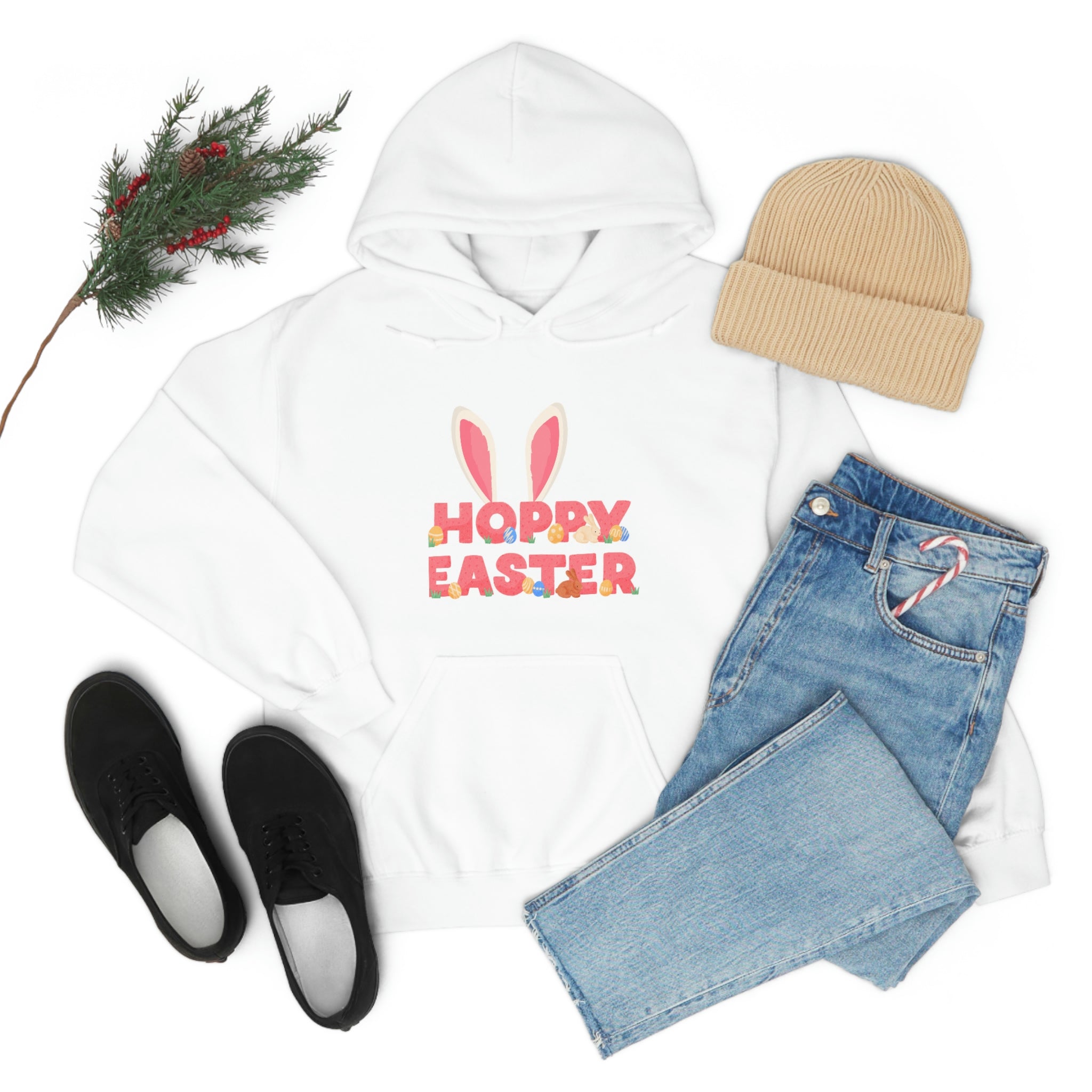 The Hoppy Easter Unisex Heavy Blend™ Hooded Sweatshirt