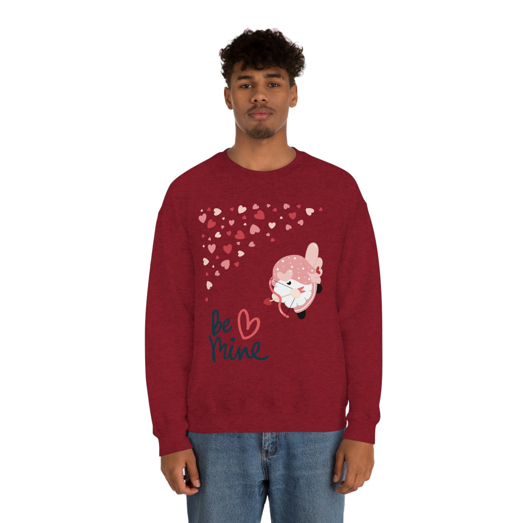 Be Mine Gnome!! Unisex Heavy Blend™ Crewneck Sweatshirt