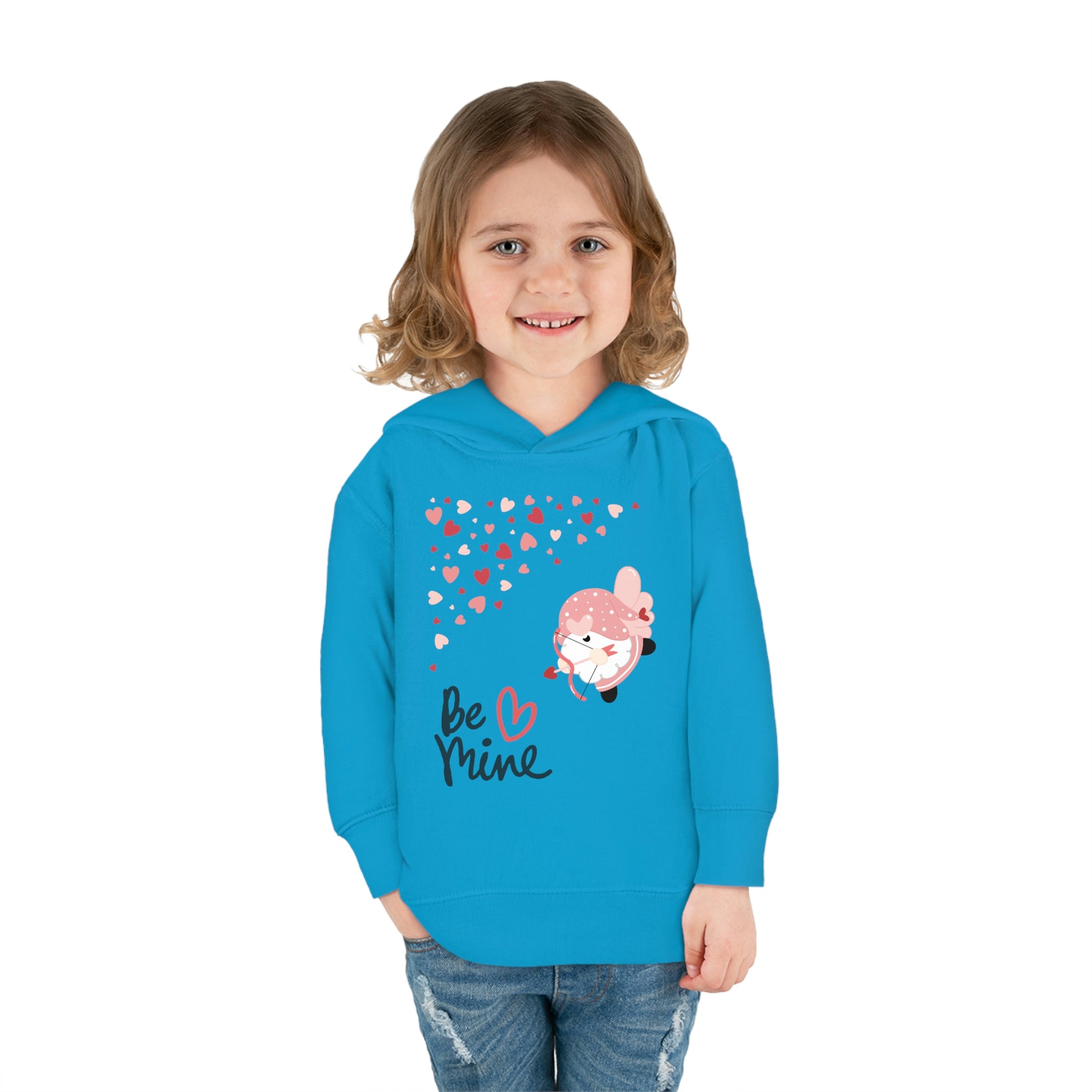 Be Mine Gnome!! Toddler Pullover Fleece Hoodie