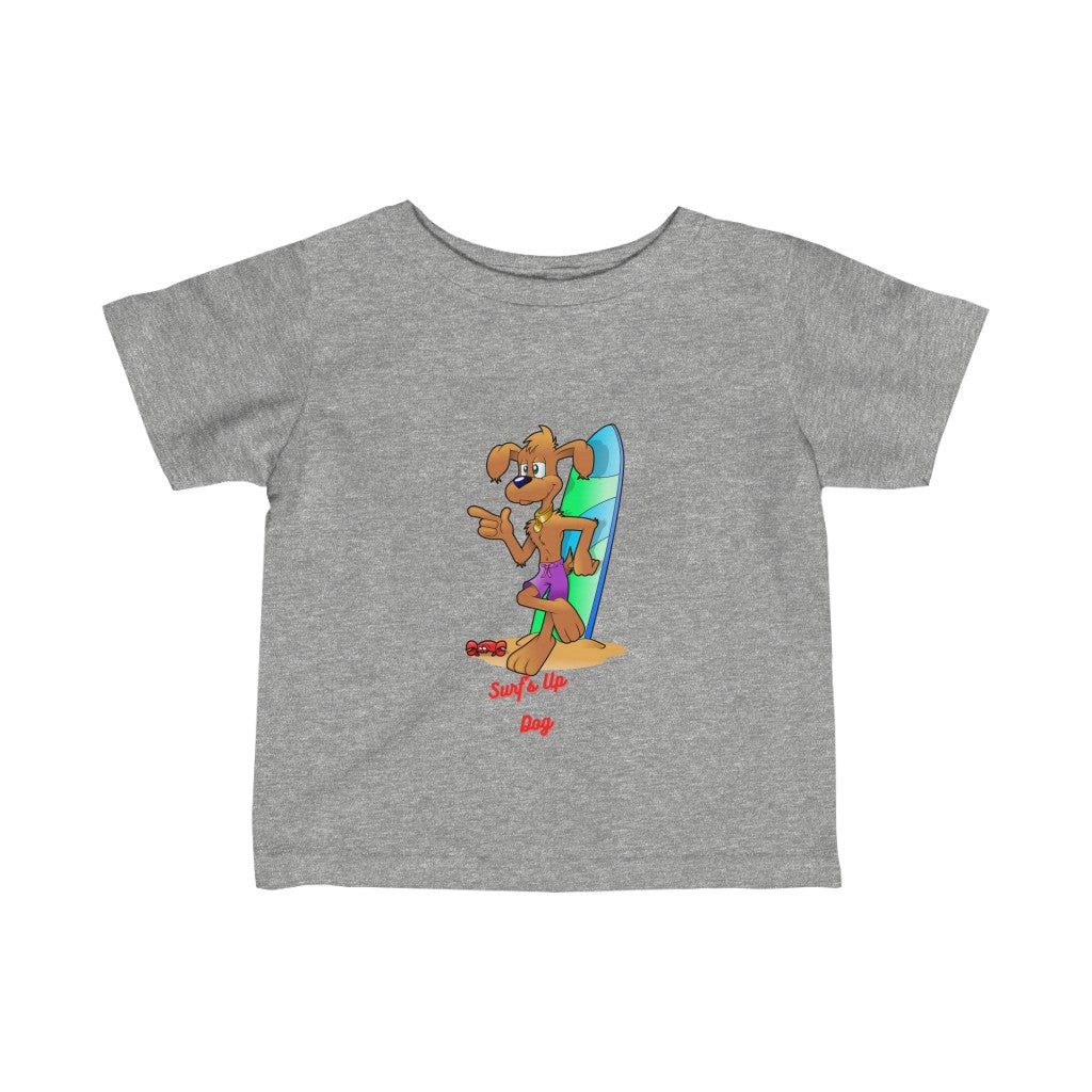 Surf's Up Dog Infant Fine Jersey Tee