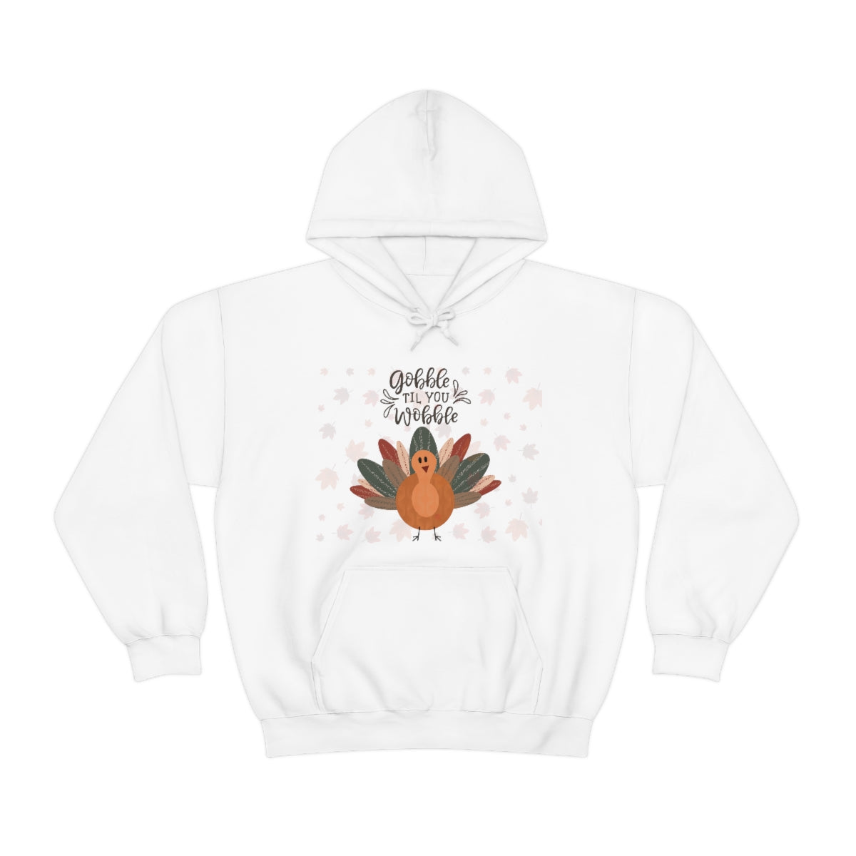 Gobble Til You Wobble Unisex Heavy Blend™ Hooded Sweatshirt