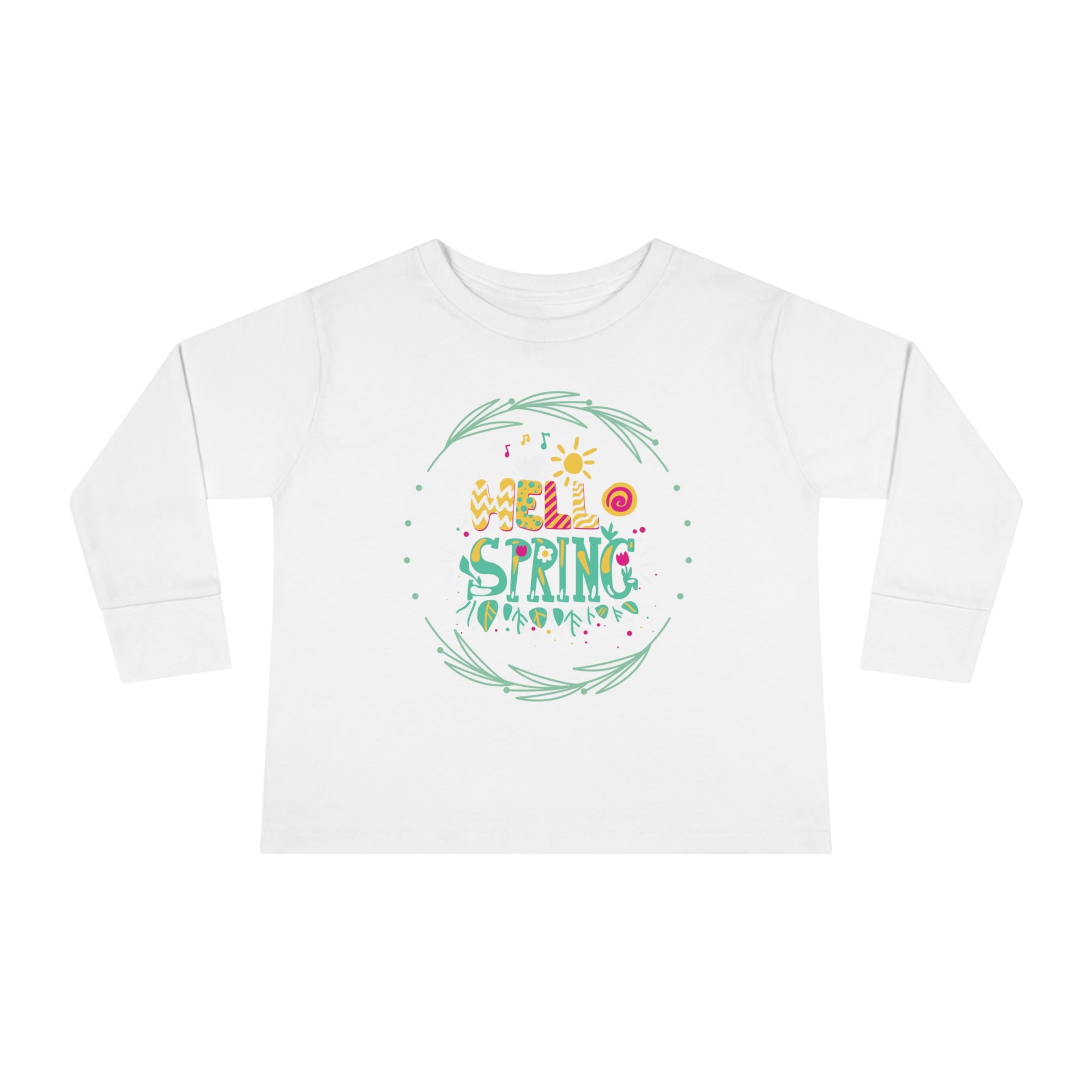 Hello Spring Toddler Long Sleeve Tee