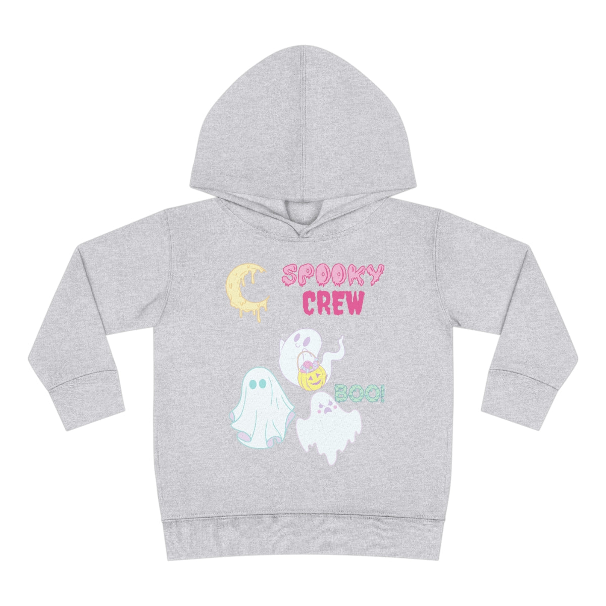 The Spooky Crew BOO Toddler Pullover Fleece Hoodie