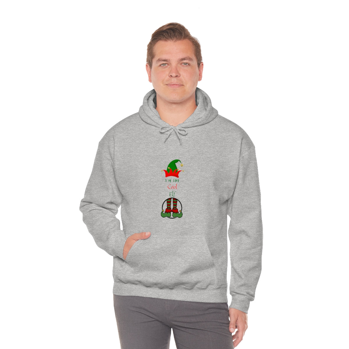 I'm The Cool Elf Unisex Heavy Blend™ Hooded Sweatshirt