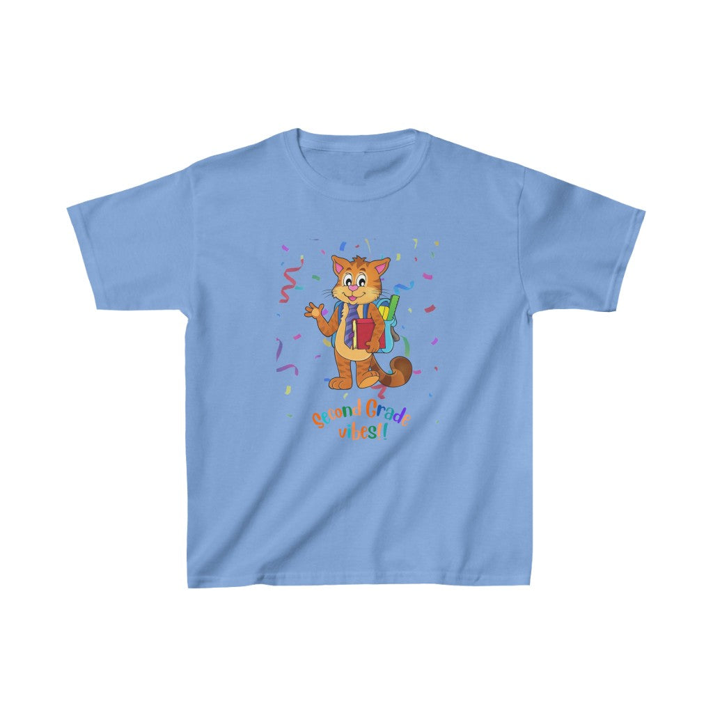 Second Grade Vibes Kids Heavy Cotton™ Tee