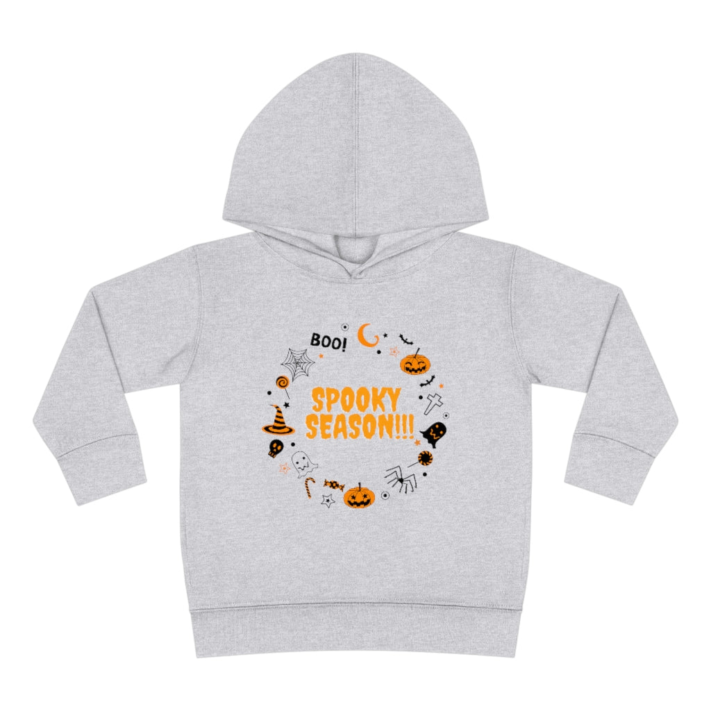 Spooky Season Boo!! Toddler Pullover Fleece Hoodie