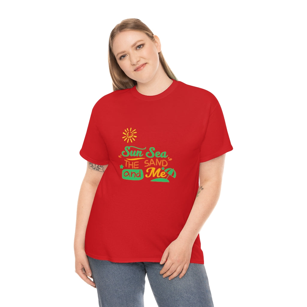 Sun Sea The Sand and Me Unisex Heavy Cotton Tee