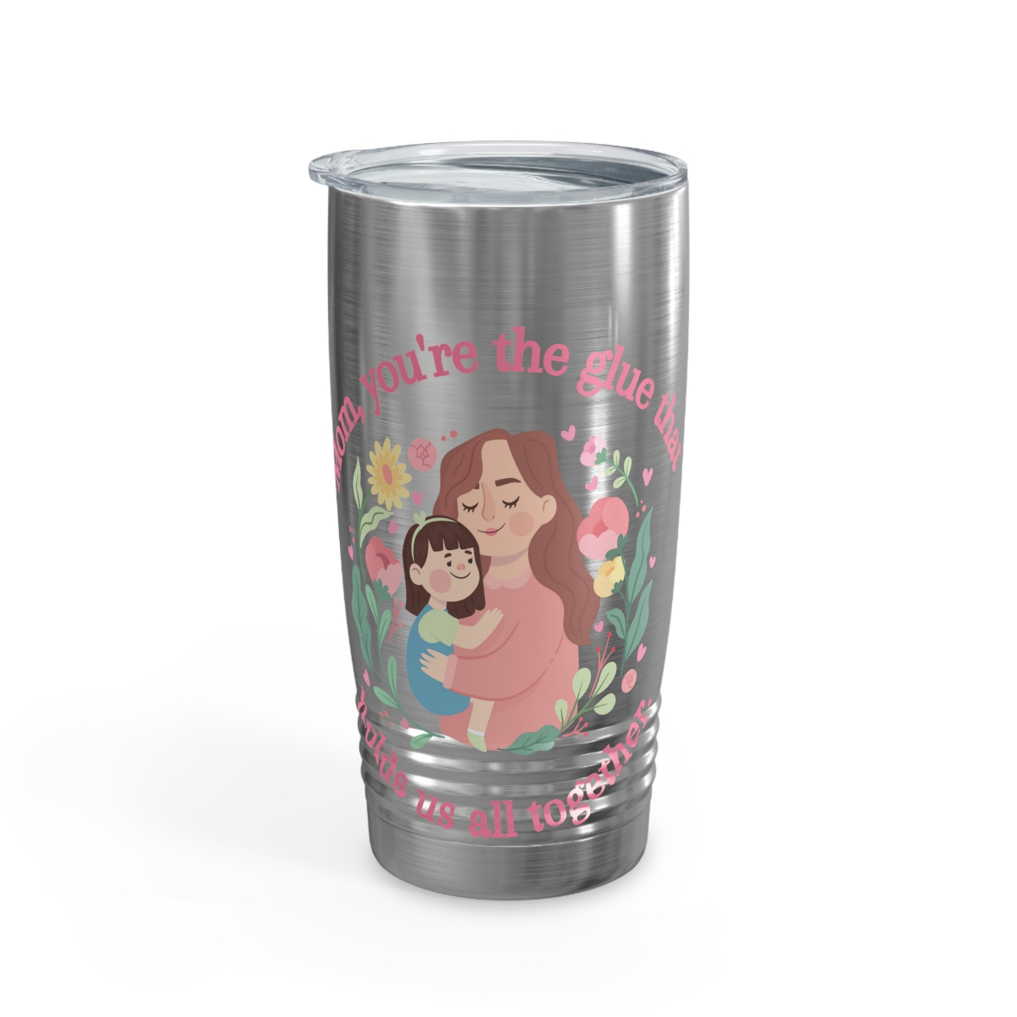 Mom You're The Glue Ringneck Tumbler, 20oz