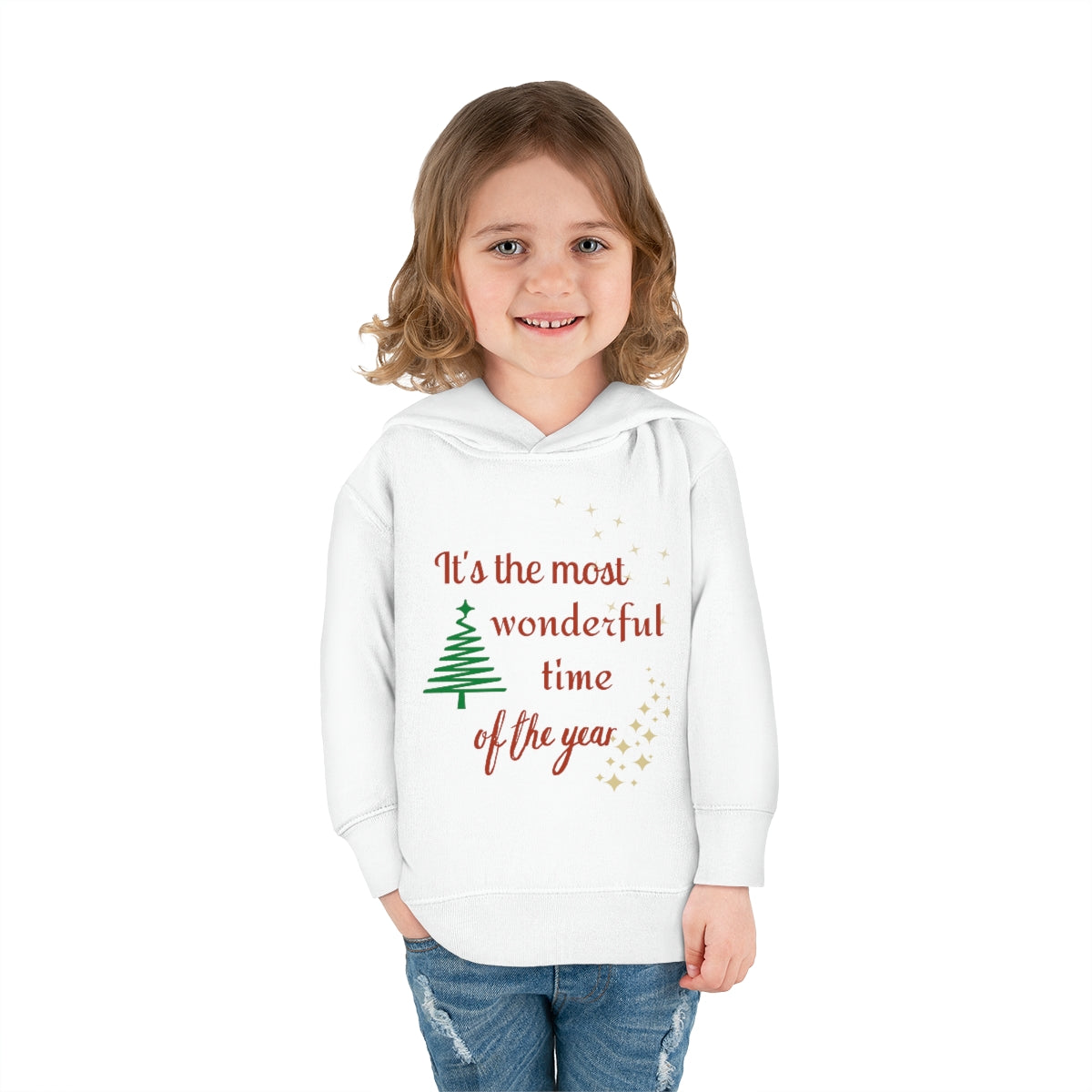 It's The Most Wonderful Time Of The Year Toddler Pullover Fleece Hoodie