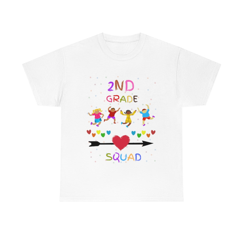 2nd Grade Squad Unisex Heavy Cotton Tee