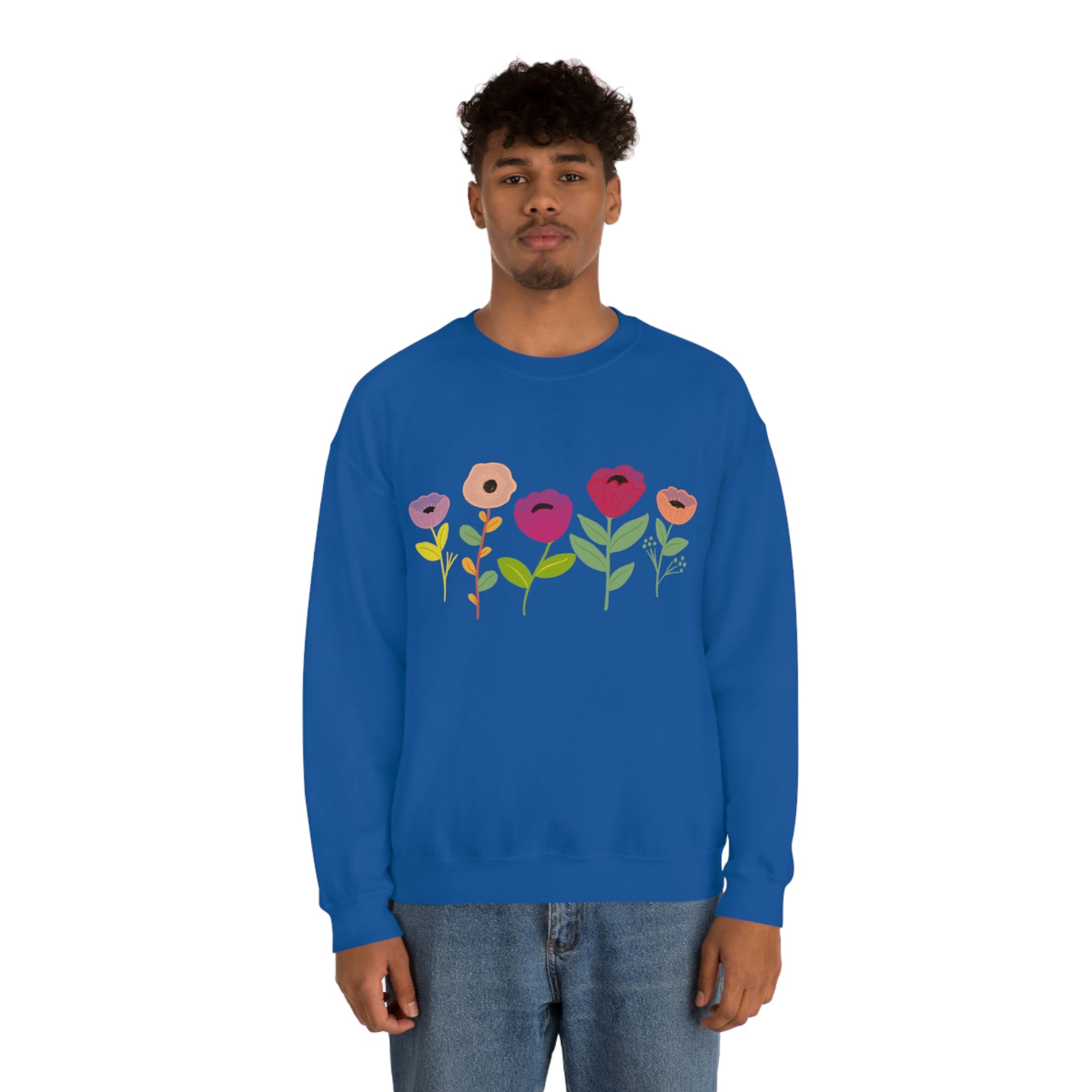 Spring Flowers Unisex Heavy Blend™ Crewneck Sweatshirt