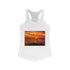 Grasses Sea Sunset Women's Ideal Racerback Tank