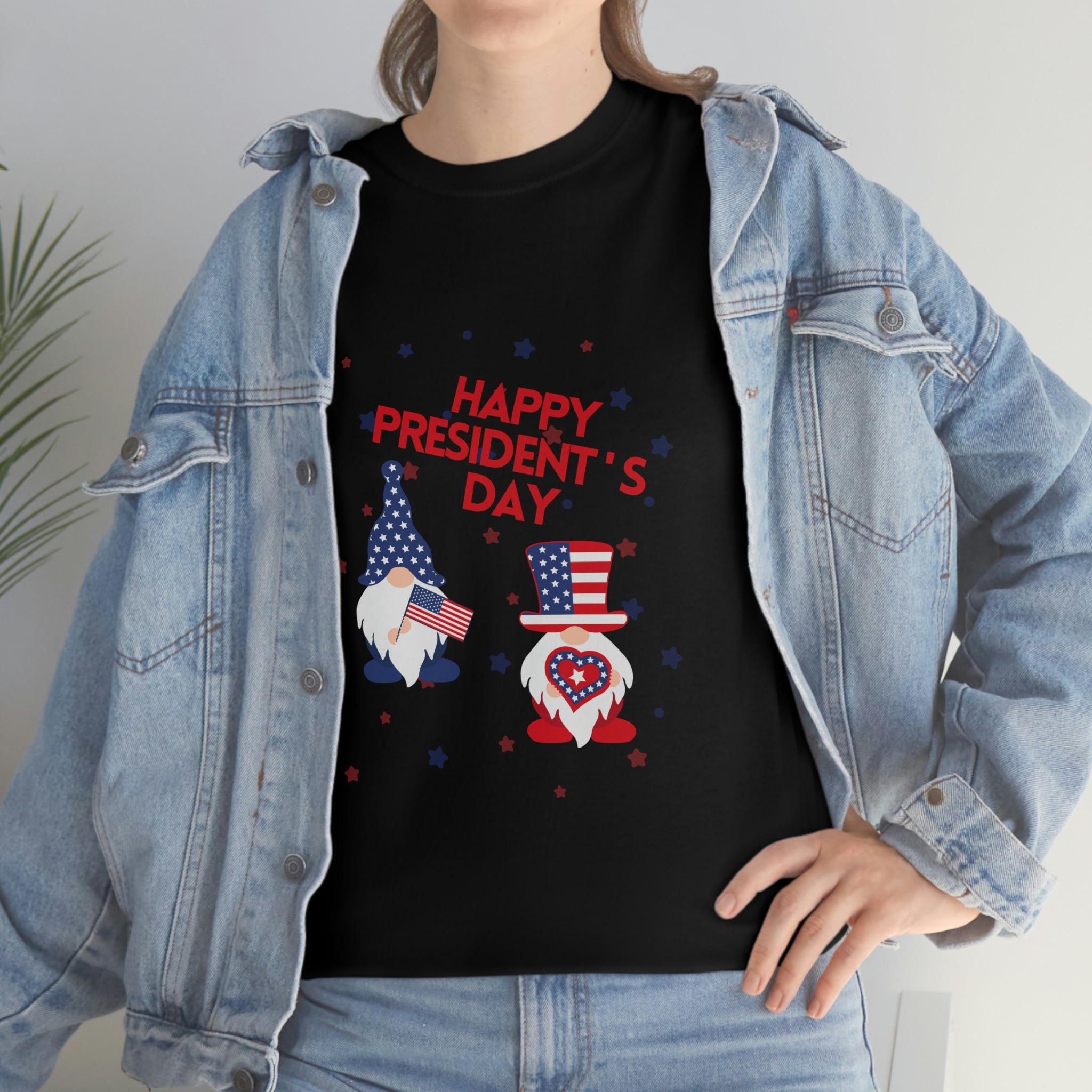 Happy President's Day Gnome Unisex Heavy Cotton Tee