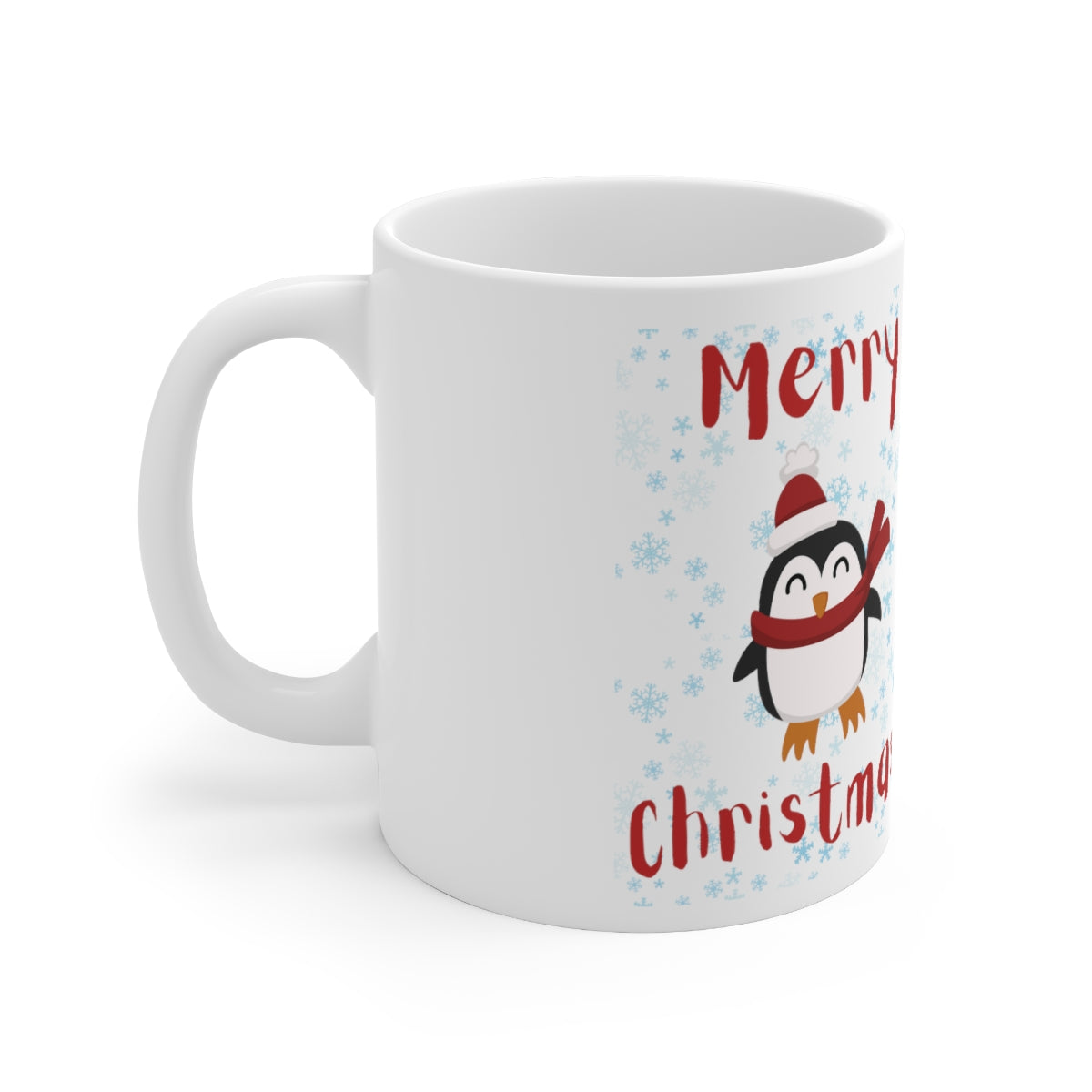 Cute Penguin Christmas Ceramic Mug 11oz