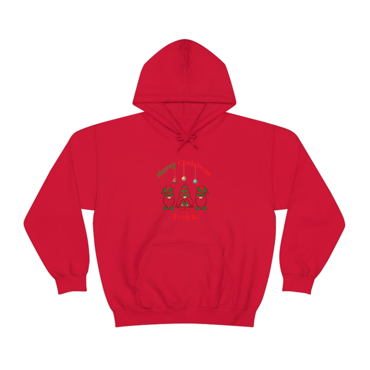 Gnomes Merry Christmas  Unisex Heavy Blend™ Hooded Sweatshirt