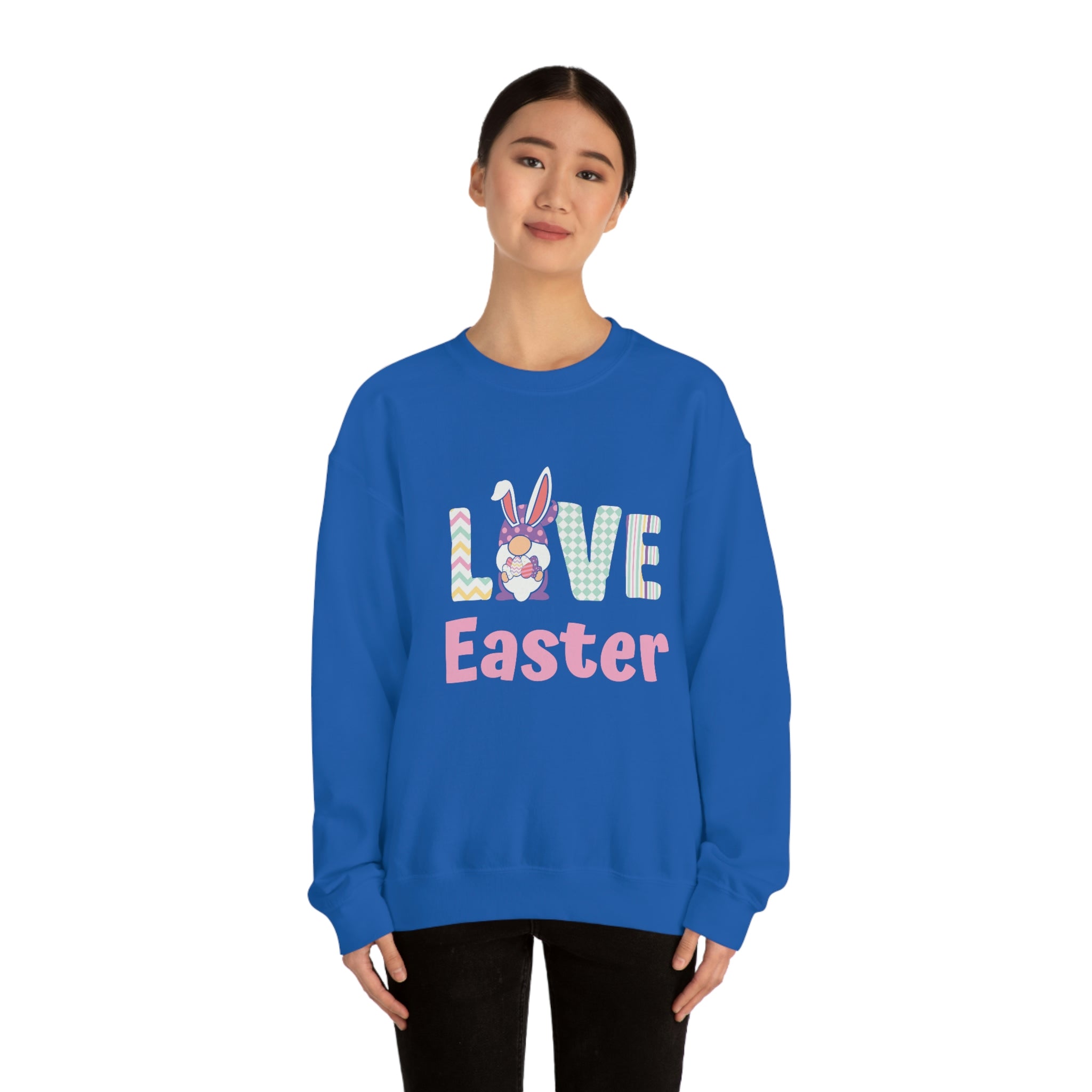 Gnome Love Easter Unisex Heavy Blend™ Crewneck Sweatshirt