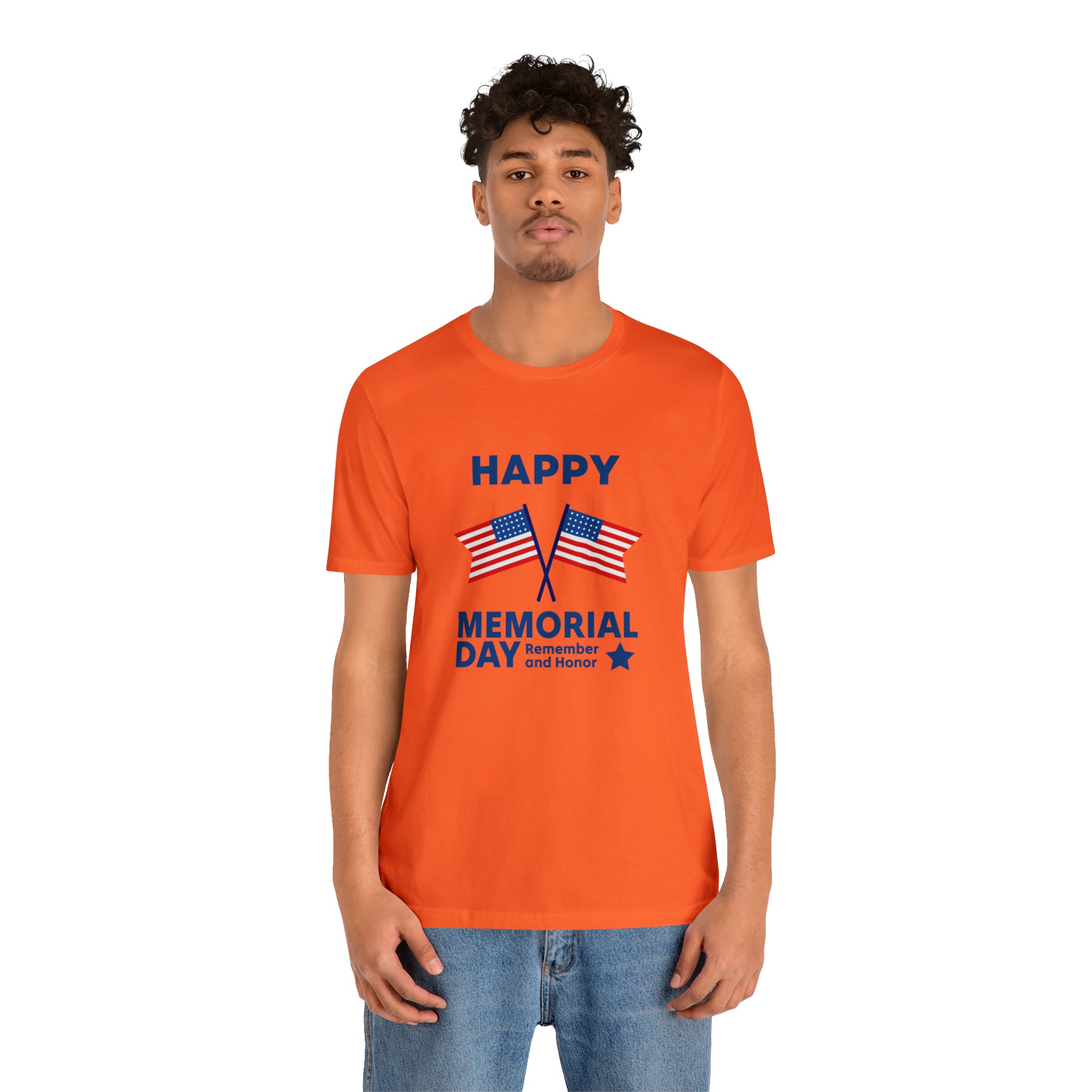 Happy Memorial Day Unisex Jersey Short Sleeve Tee