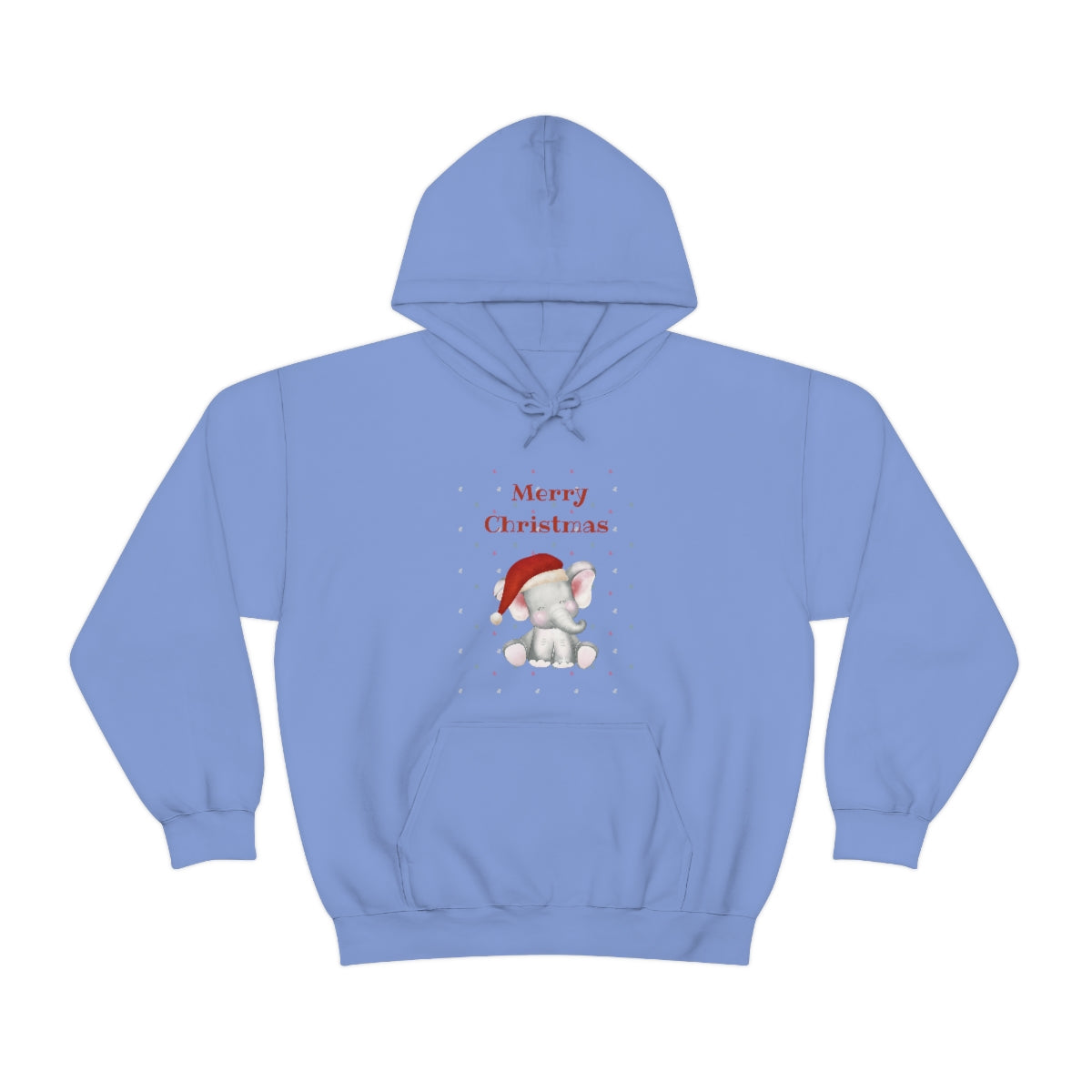 Cute Christmas Elephant Unisex Heavy Blend™ Hooded Sweatshirt