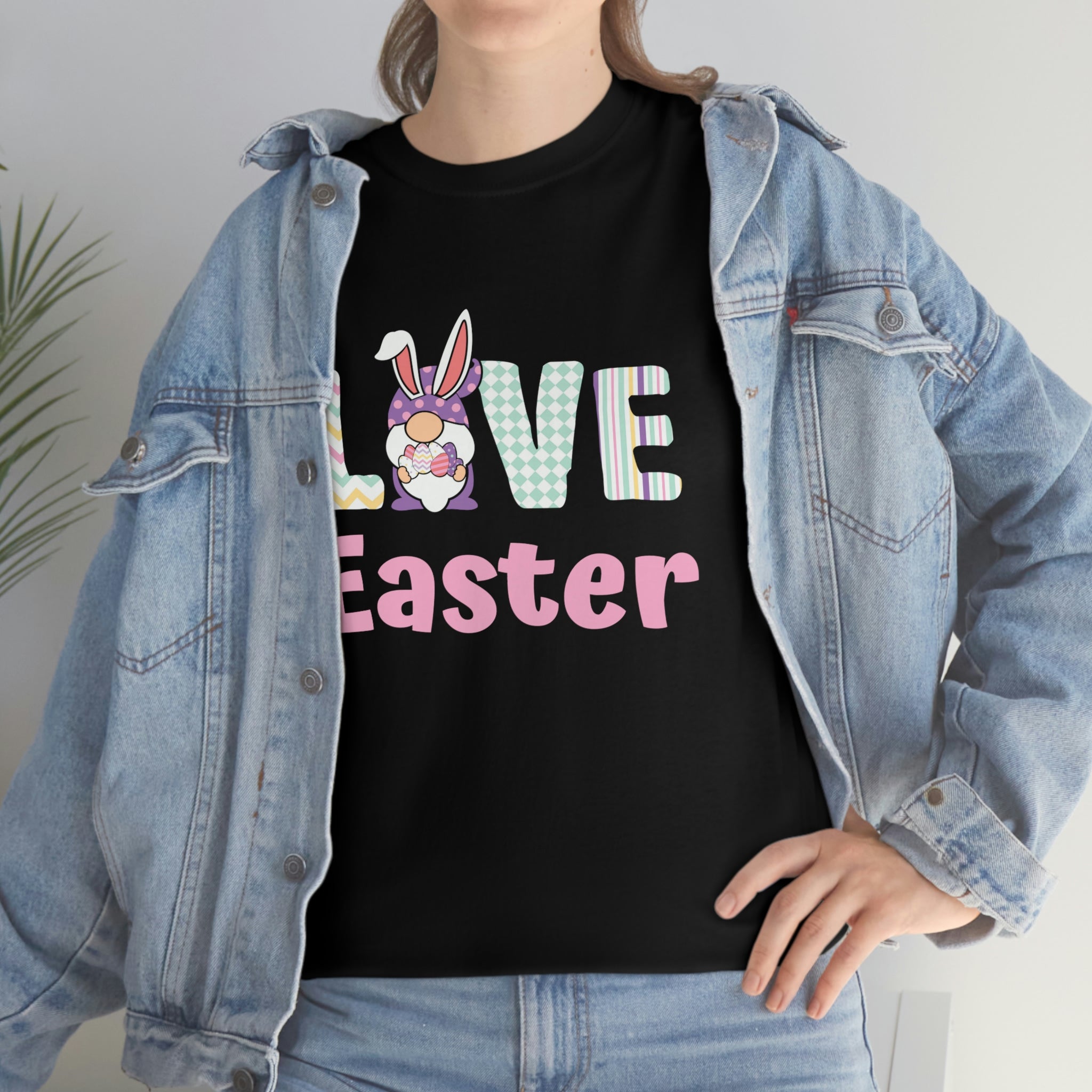 Gnome Love Easter Unisex Heavy Cotton Tee