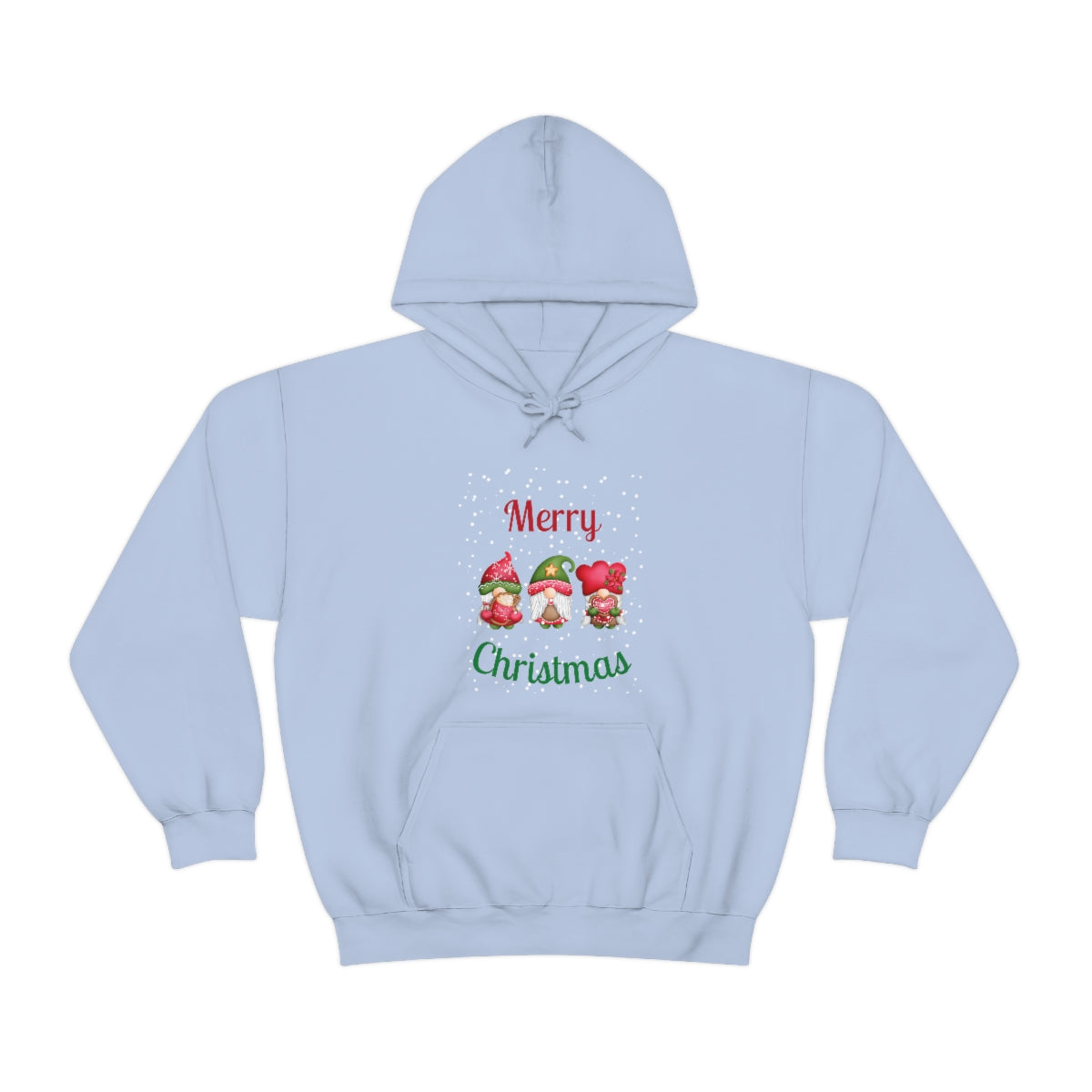 Three Gnomes Merry Christmas Unisex Heavy Blend™ Hooded Sweatshirt