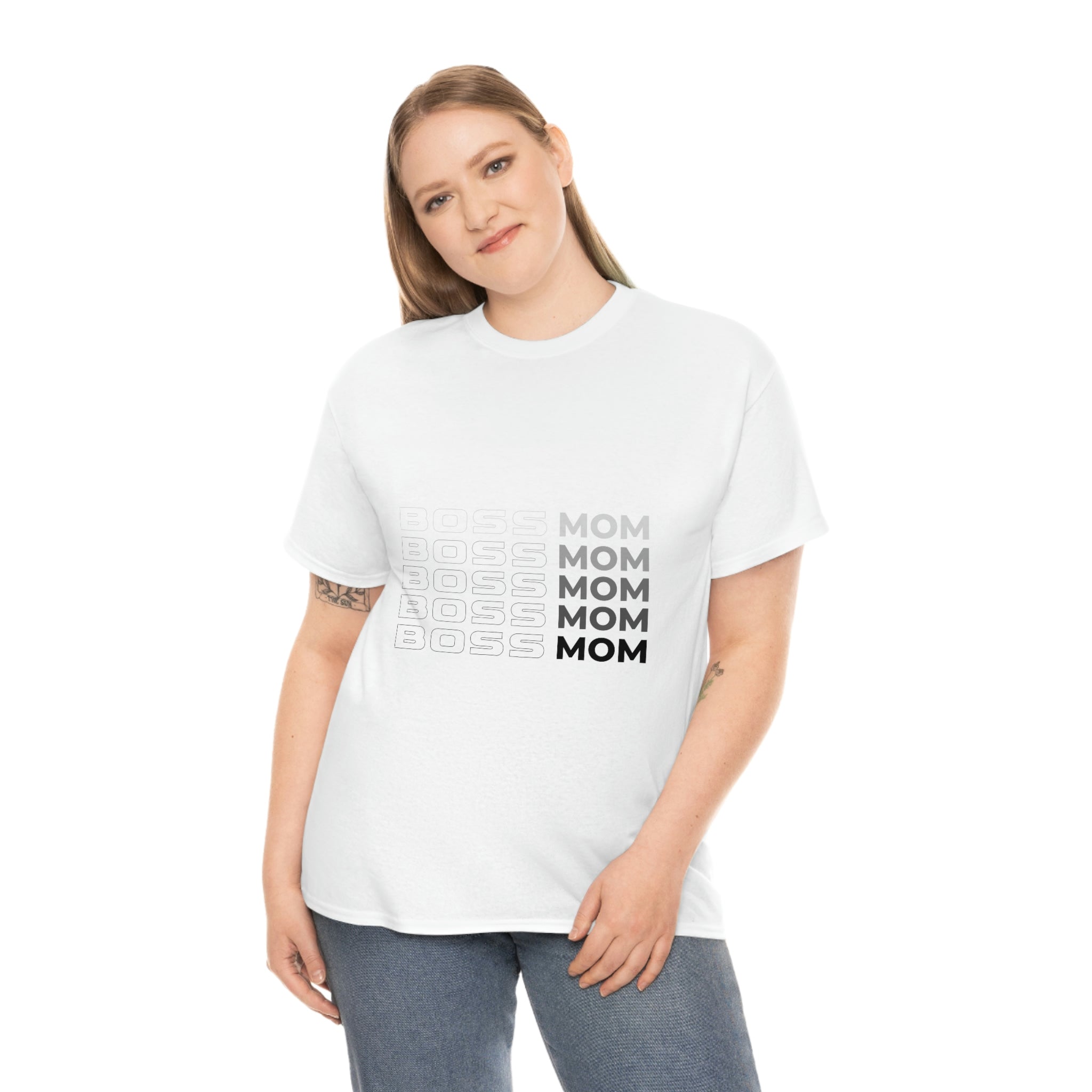 Boss Mom Unisex Heavy Cotton Tee