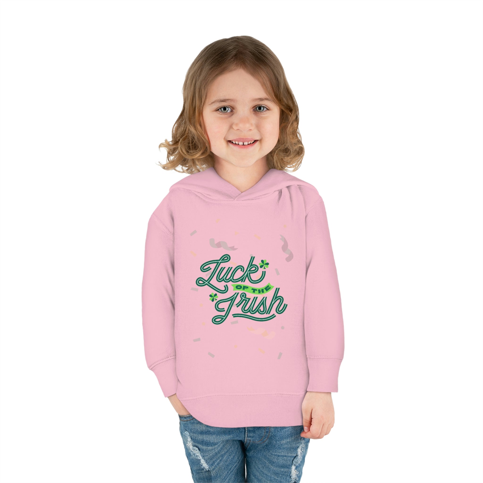 Luck Of The Irish Toddler Pullover Fleece Hoodie