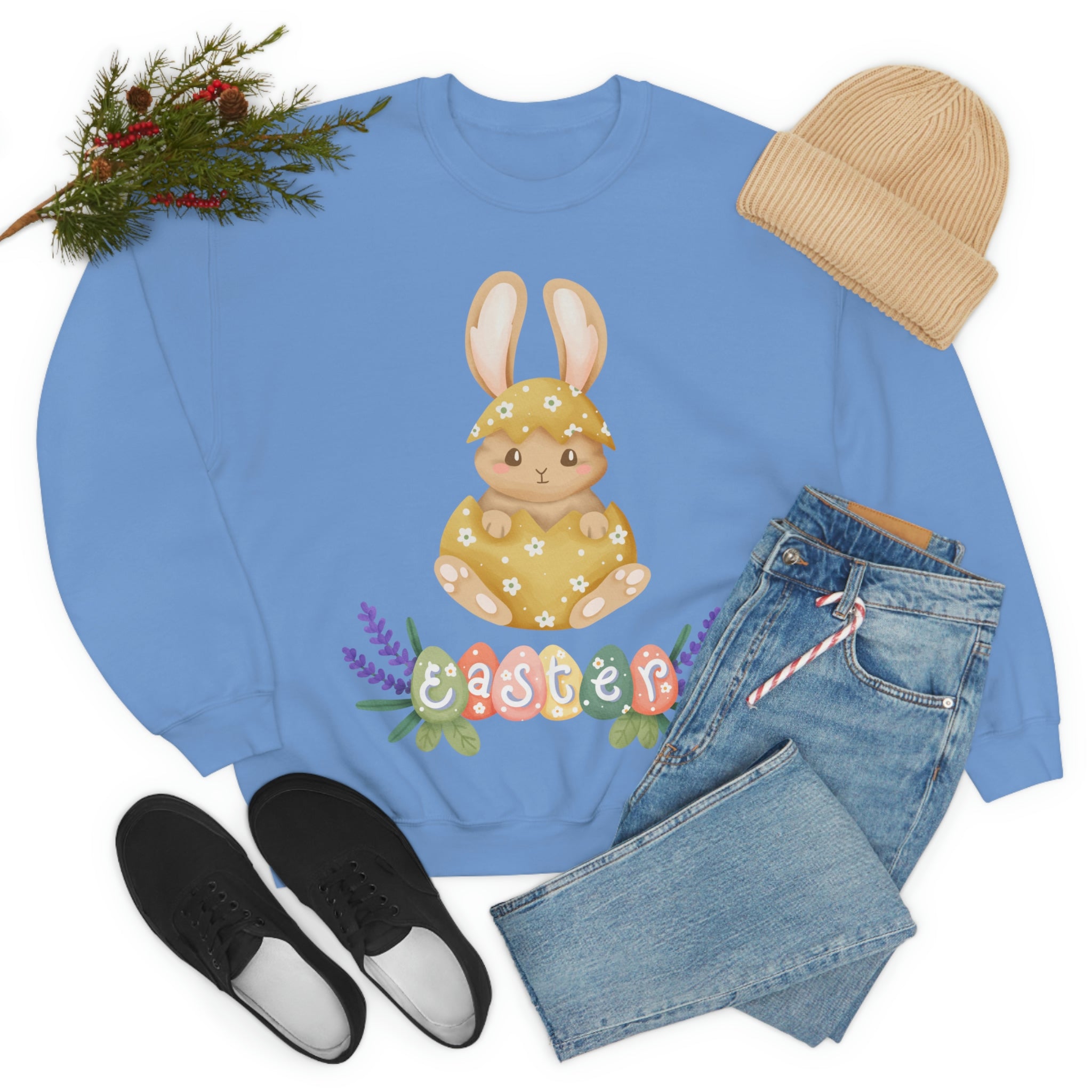 Easter Hunt Is On Unisex Heavy Blend™ Crewneck Sweatshirt