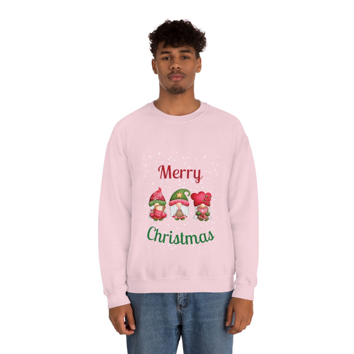 Three Gnomes Merry Christmas Unisex Heavy Blend™ Crewneck Sweatshirt