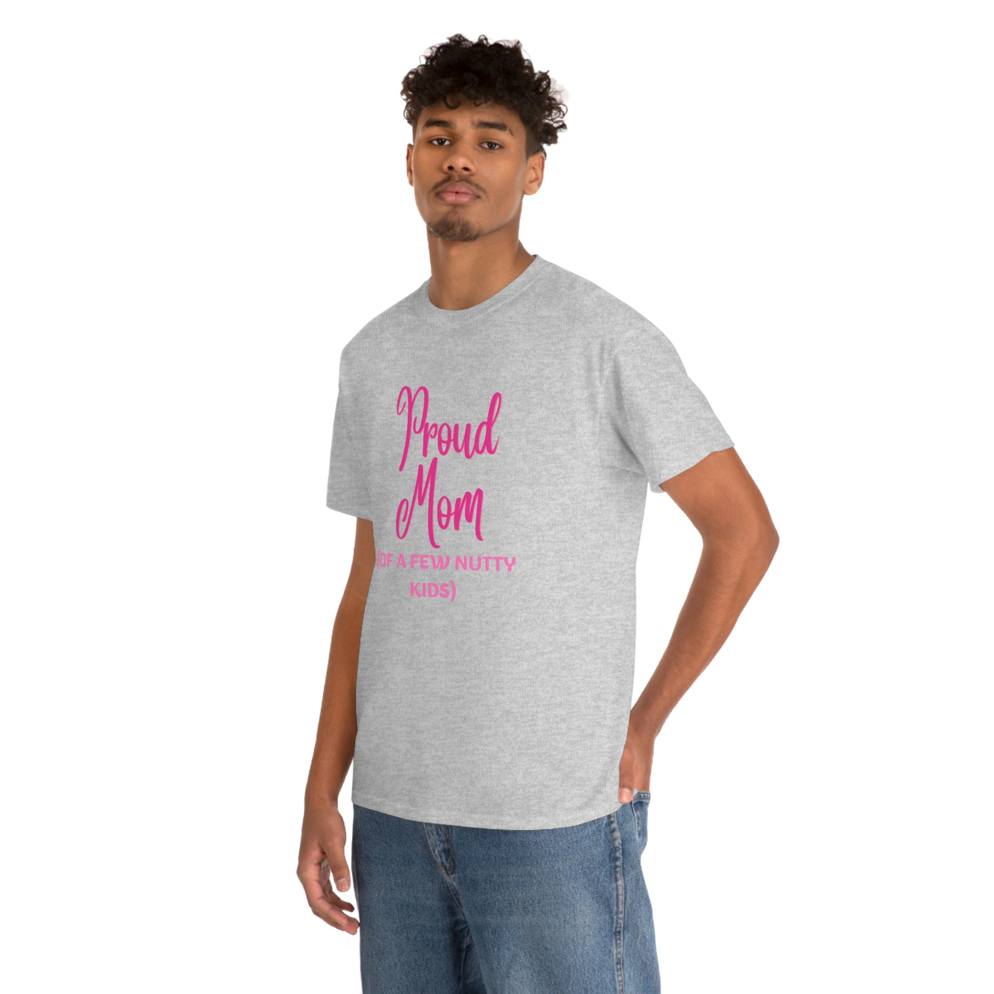 Proud Mom Unisex Heavy Cotton Tee