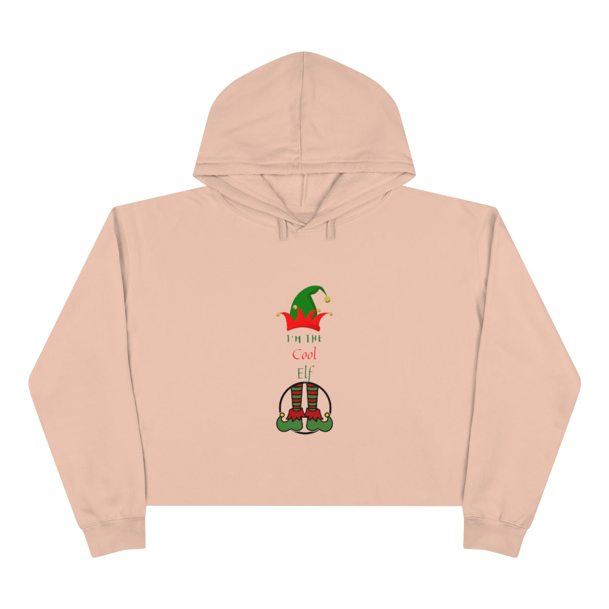 I'm The Cool Elf Crop Hoodie