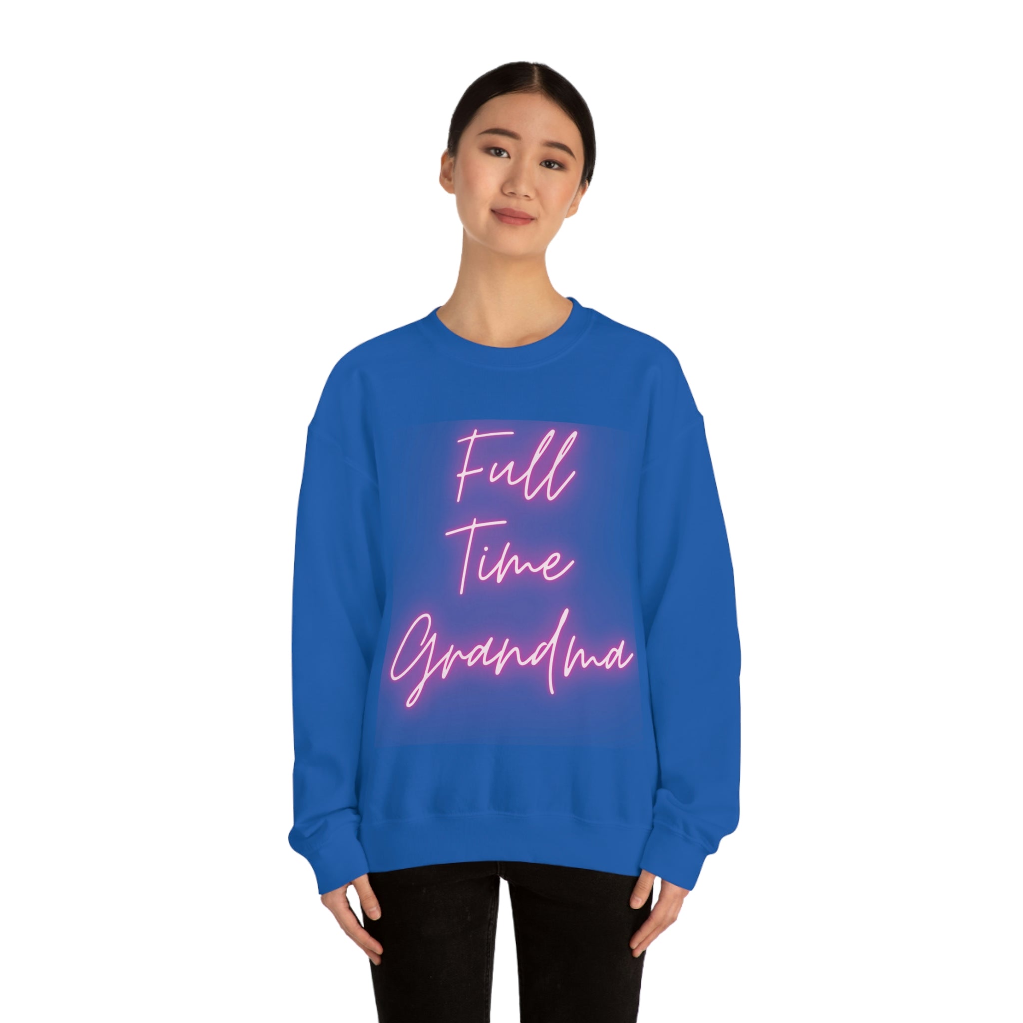 Full Time Grandma Unisex Heavy Blend™ Crewneck Sweatshirt