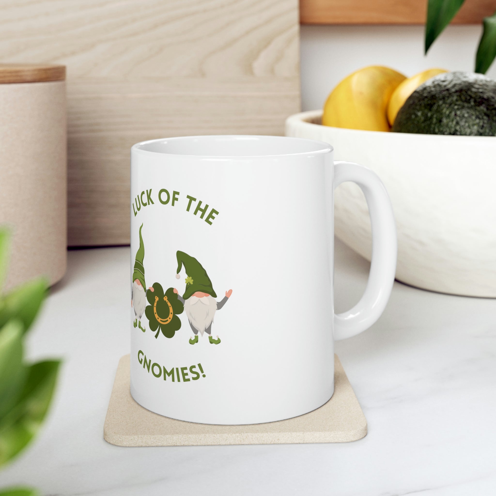 The Luck Of The Gnomies! Ceramic Mug 11oz