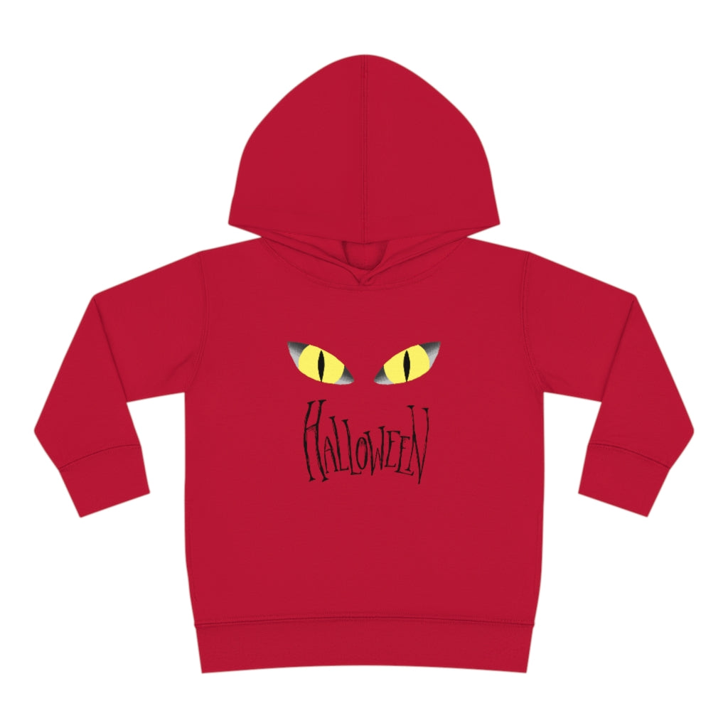 Halloween Cat's Eye Toddler Pullover Fleece Hoodie