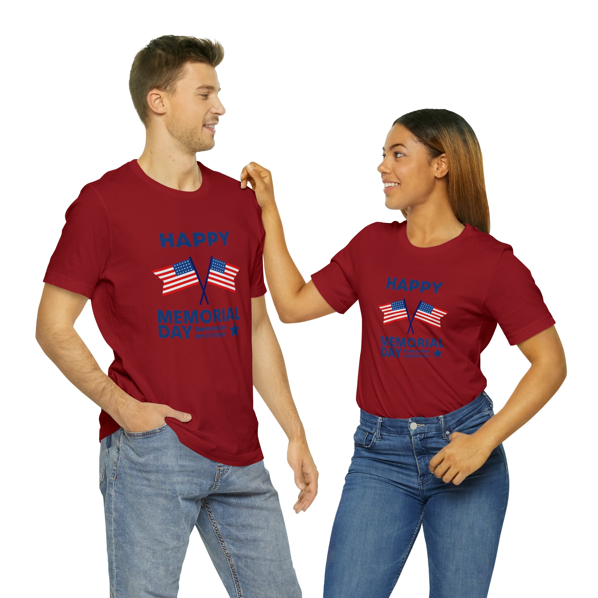Happy Memorial Day Unisex Jersey Short Sleeve Tee