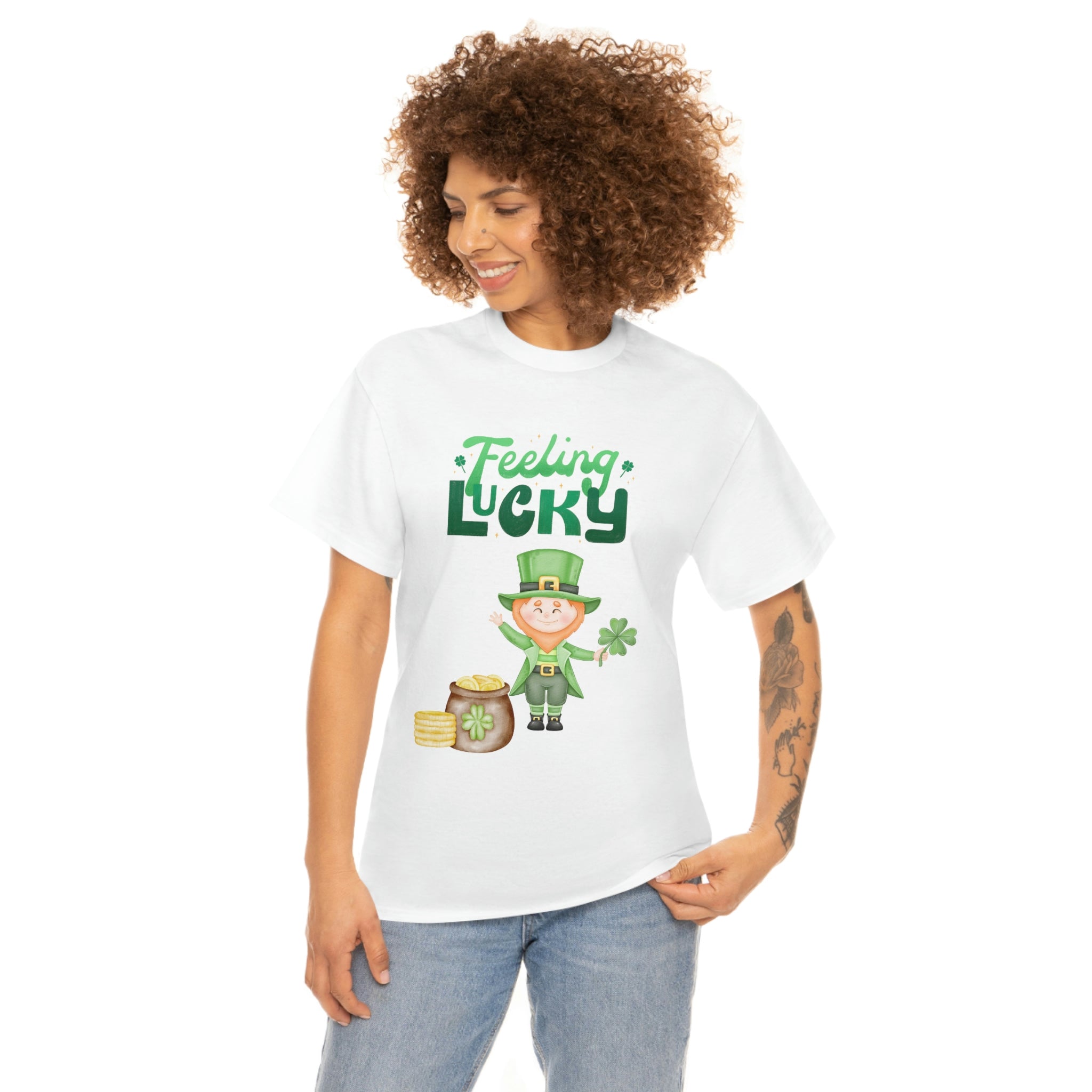 Feeling Lucky Unisex Heavy Cotton Tee