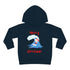 Surfing Santa Toddler Pullover Fleece Hoodie