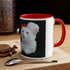 Christmas Kitty Accent Coffee Mug, 11oz