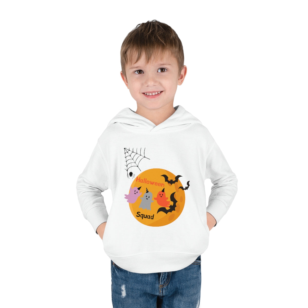 Halloween Squad Toddler Pullover Fleece Hoodie