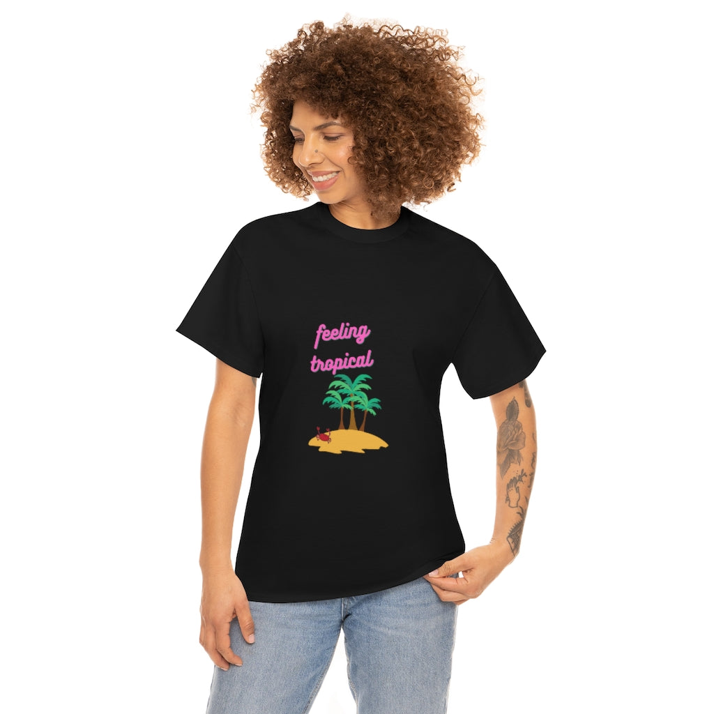 Feeling Tropical Unisex Heavy Cotton Tee