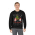 Merry & Bright Holidays Christmas Unisex Heavy Blend™ Crewneck Sweatshirt