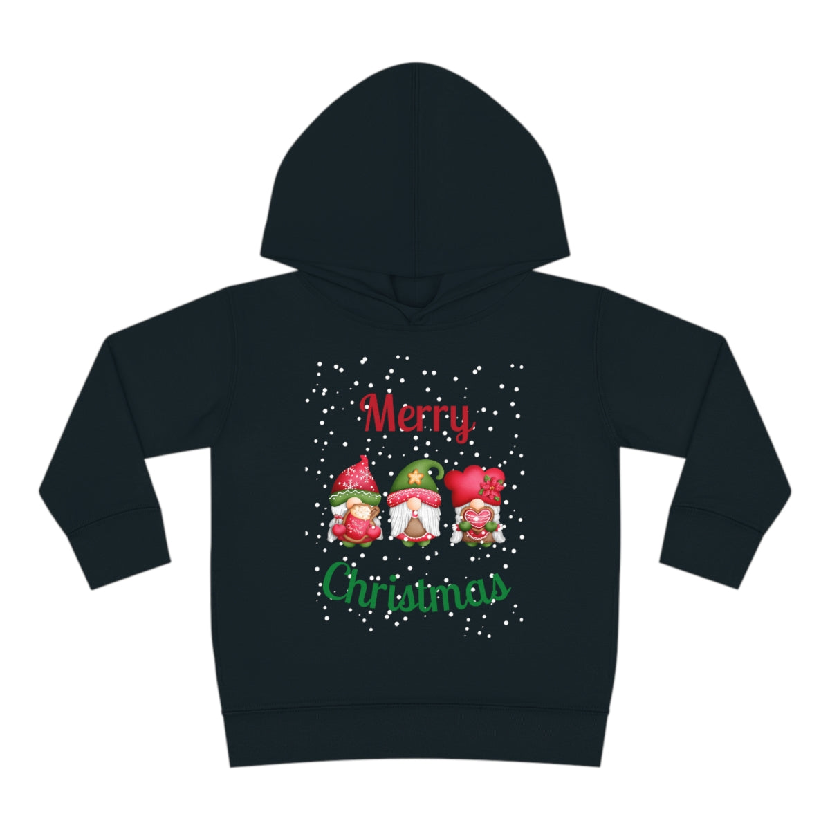 Three Gnomes Merry Christmas Toddler Pullover Fleece Hoodie