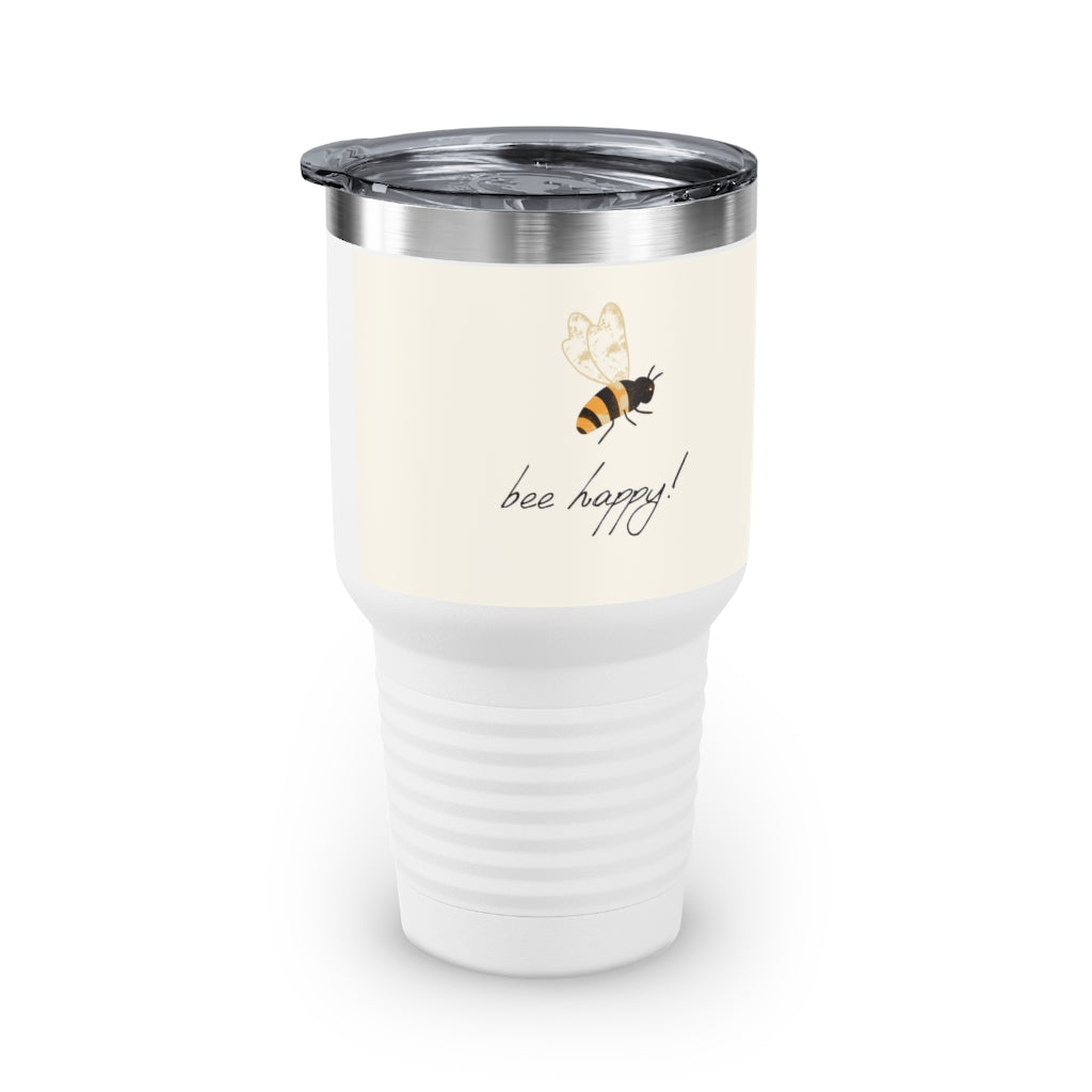 Bee Happy Ringneck Tumbler, 30oz