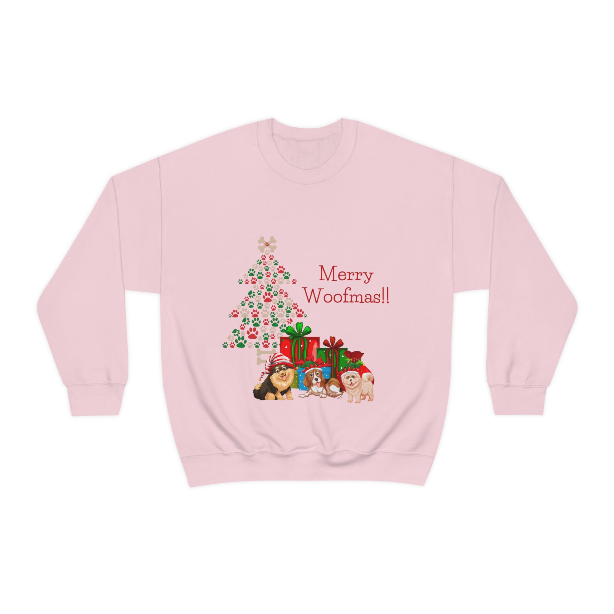 Merry Woolfmas Unisex Heavy Blend™ Crewneck Sweatshirt